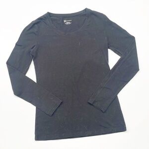 NOBO No Boundaries black long sleeve top